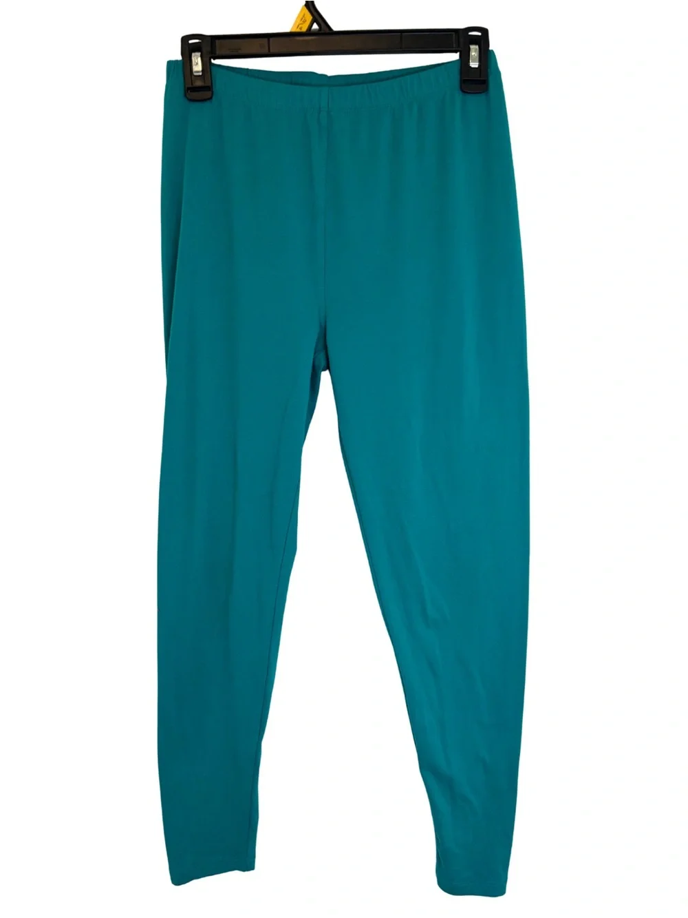 3/$20 Zenana Outfitters Teal 7/8 Stretch Leggings - Picture 1 of 4